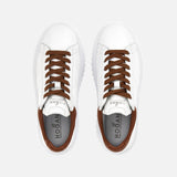 Sneakers Hogan H-Stripes White Beige Brown