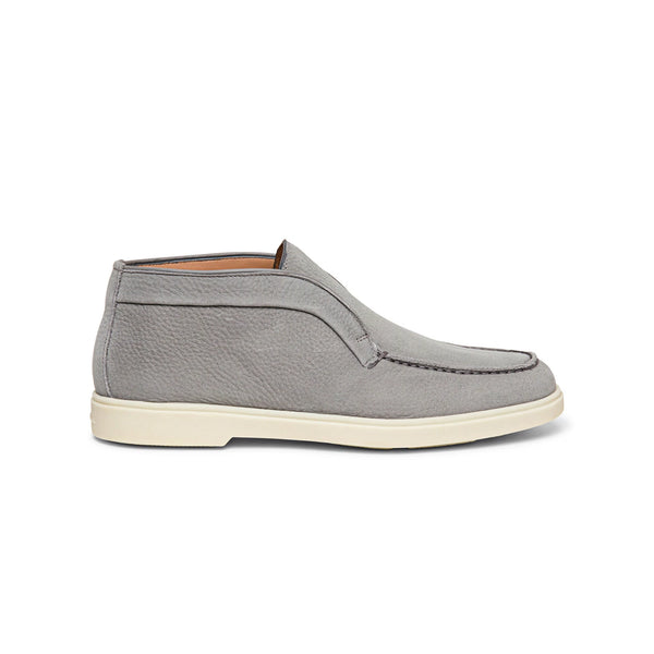 SANTONI WOMEN’S GRY SUEDE DESERT BOOT
