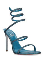 RENE CAOVILLA CLOE  TURQUOISE MONTANA STRASS
