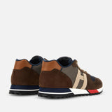 Sneakers Hogan H383 Brown Beige Blue