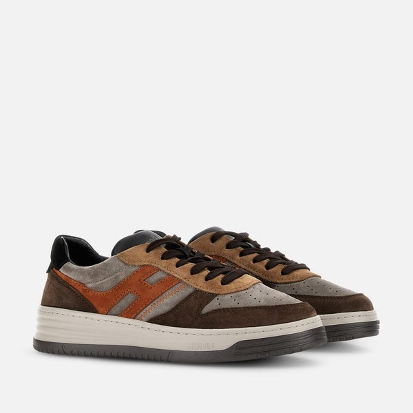 Sneakers Hogan H630 Brown Grey