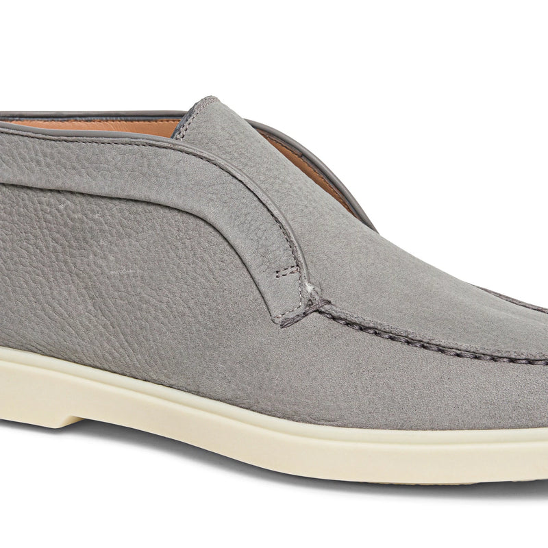 SANTONI WOMEN’S GRY SUEDE DESERT BOOT