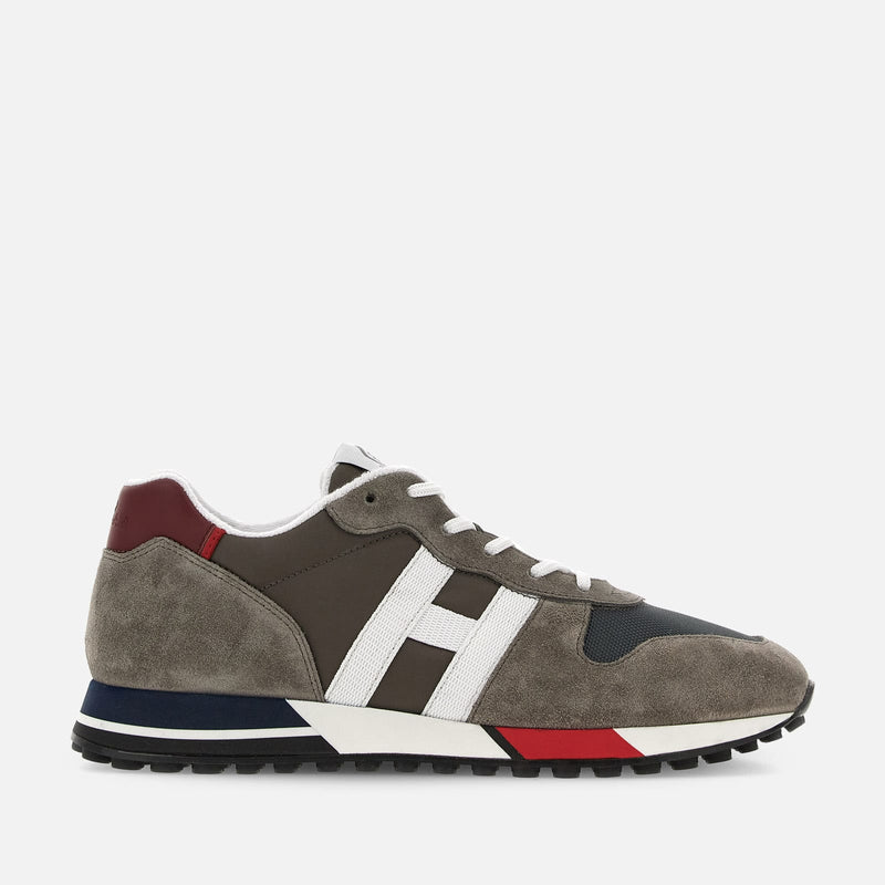 Sneakers Hogan H383 Grey Burgundy White