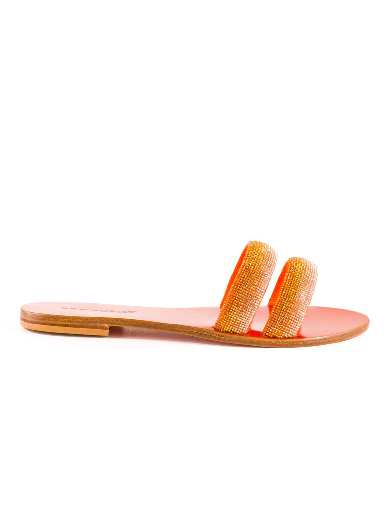 Eddicuomo Jeweled sandal Amalfi Orange