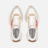 Sneakers Hogan H641 White Beige Pink