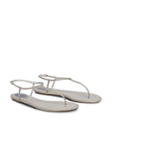 RENE CAOVILLA FLIP FLOPS SILVER