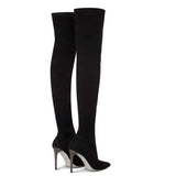 RENE CAOVILLA /CRYSTALS BLACK BOOT