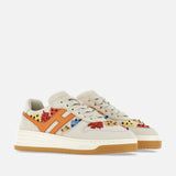Sneakers Hogan H630 Ivory Orange Red