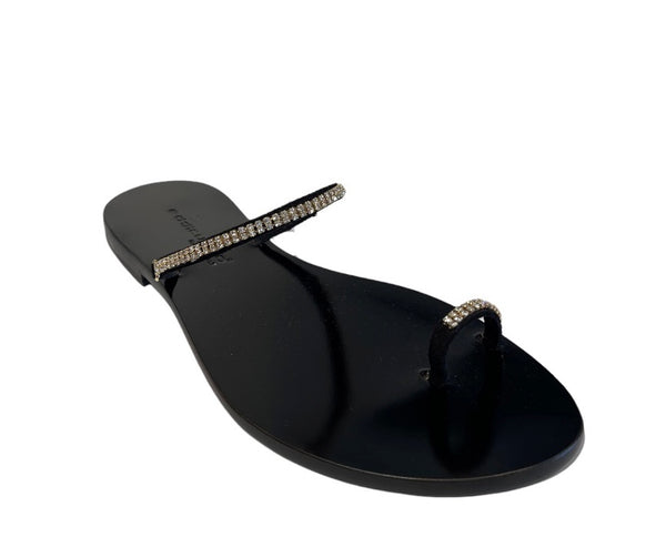 Eddicuomo sandal/Suede Black