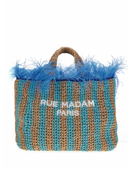 RUE MADAM BAGS WAIKIKI T FEATHER BLUE