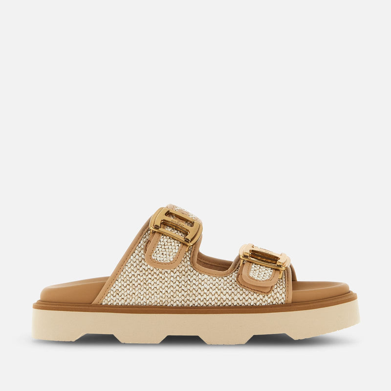 Sandals Hogan H620 Brown Beige