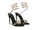 RENE CAVILLA MARGOOT GOLD SATIN