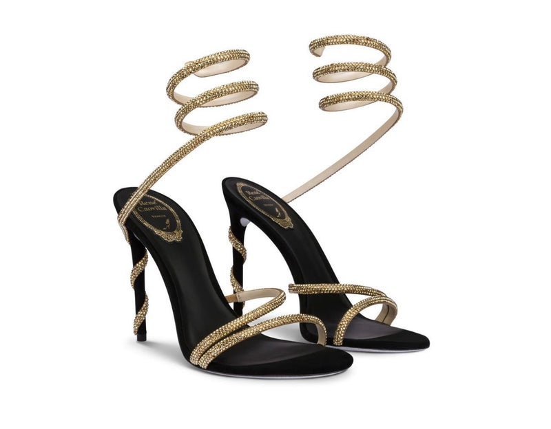 RENE CAVILLA MARGOOT GOLD SATIN
