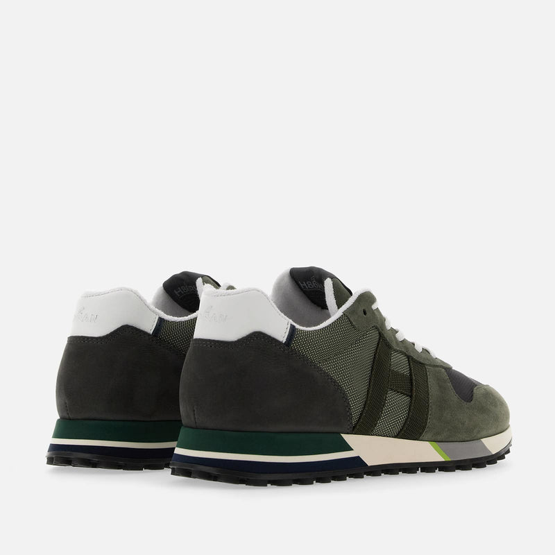 Sneakers Hogan H383 Green White Grey