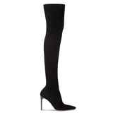 RENE CAOVILLA /CRYSTALS BLACK BOOT