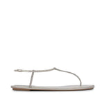 RENE CAOVILLA FLIP FLOPS SILVER