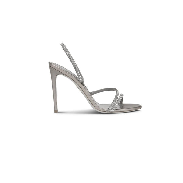 RENE CAOVILLA IRINA CRYSTAL GRAY SANDAL