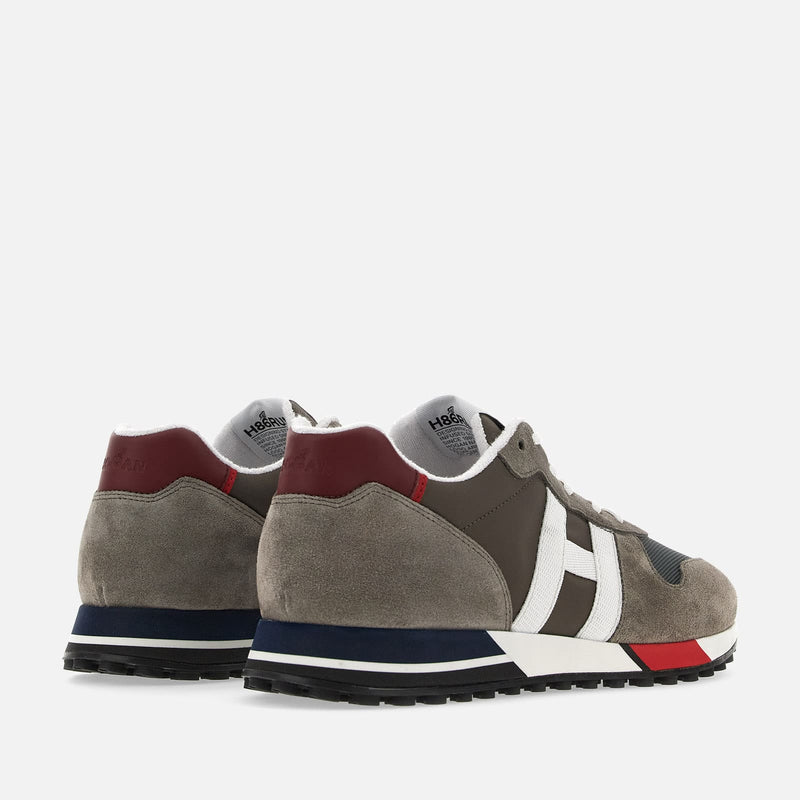 Sneakers Hogan H383 Grey Burgundy White