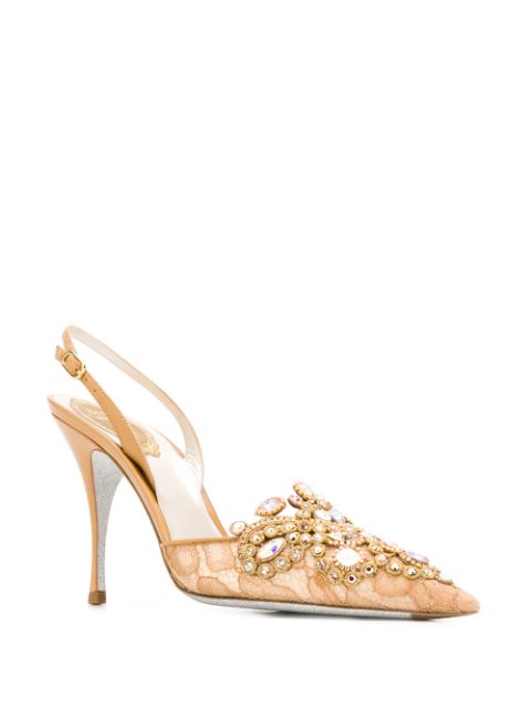 RENÉ CAOVILLA Pump Champagne