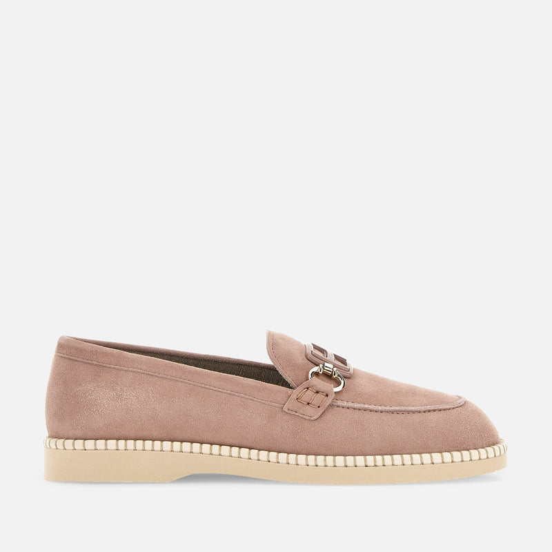 Hogan H642 Pink Deconstructed Loafers