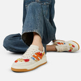 Sneakers Hogan H630 Ivory Orange Red