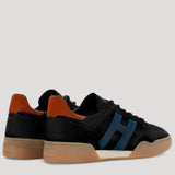 HOGAN H357 Black/Blue Suede