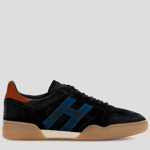 HOGAN H357 Black/Blue Suede